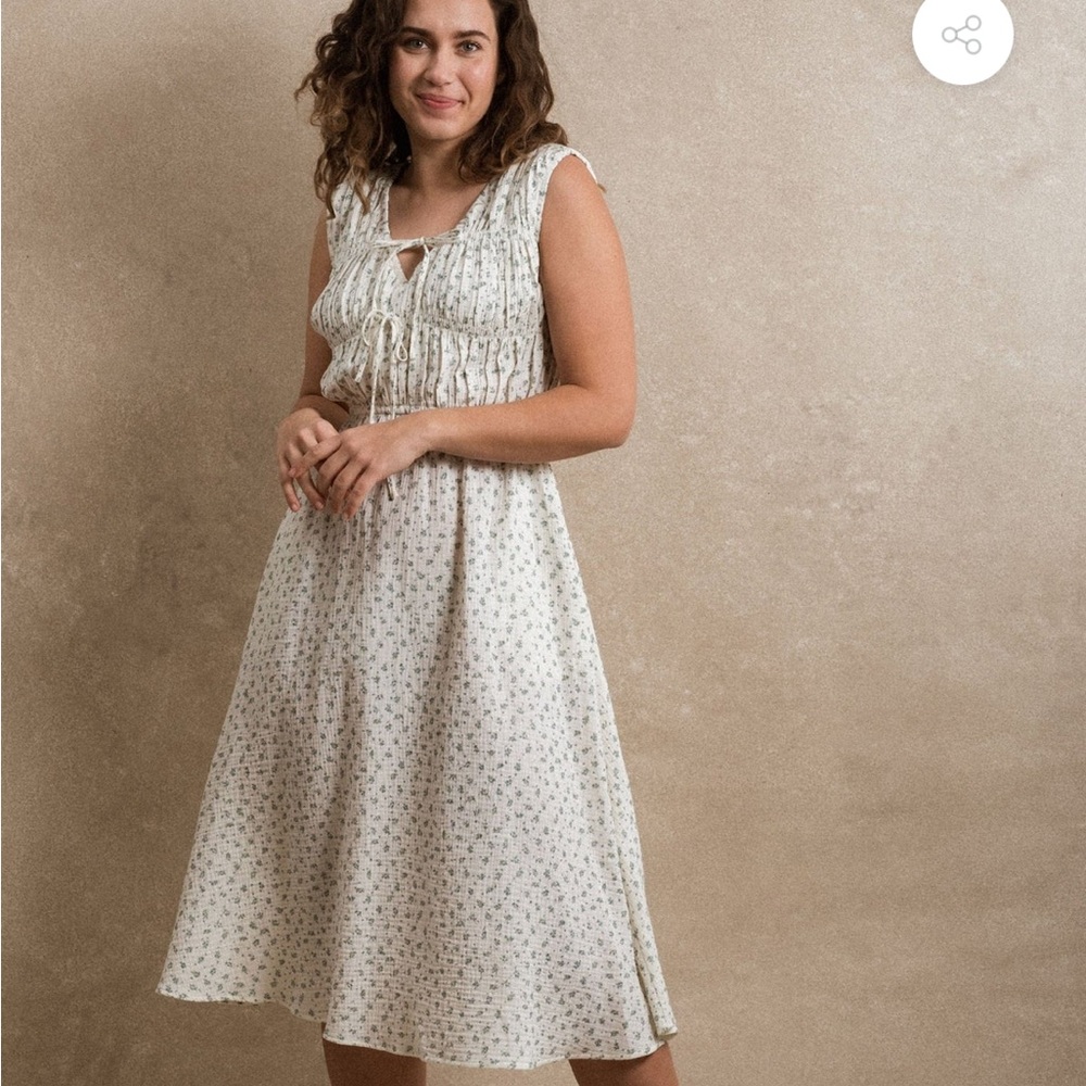 NWT. Neuflora Lonnie Dress. Size medium. Cotton Gauze.